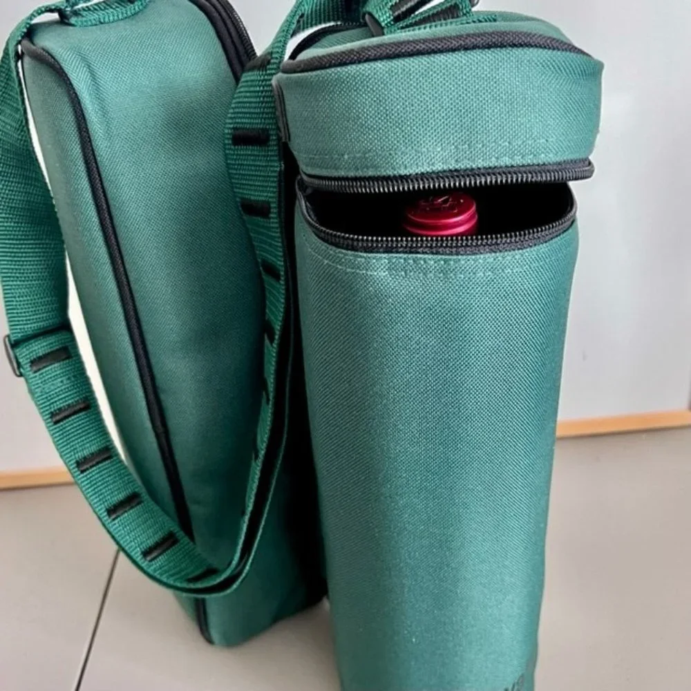 Picnic Time Deluxe Opus #514-49 Insulated Wine Tote With Service For Two (New)